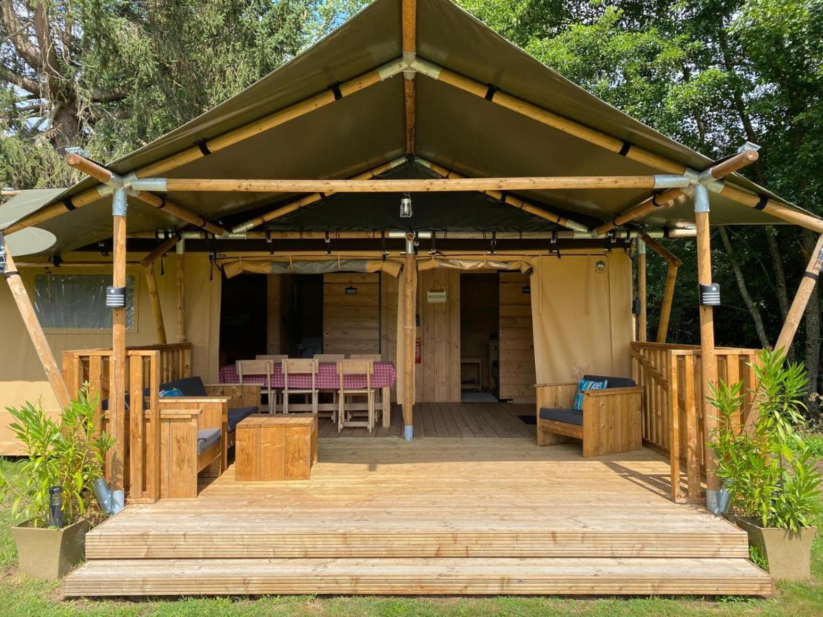 Luxury Safari Tents At Moulin Du Pommier Glamping & Camping Saulgond Exterior foto